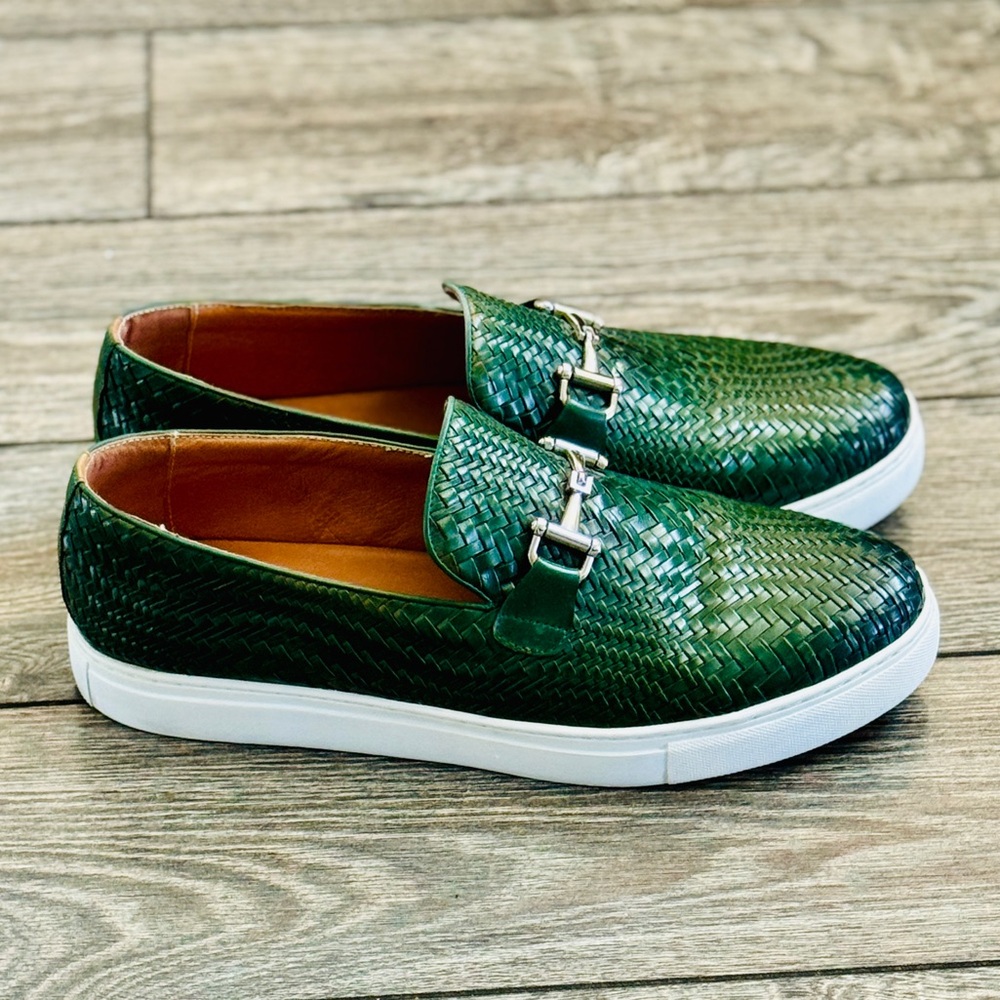 Marc Nolan Boardwalk Bit Green Loafer Sneakers / Loafers - Picture 9 of 9